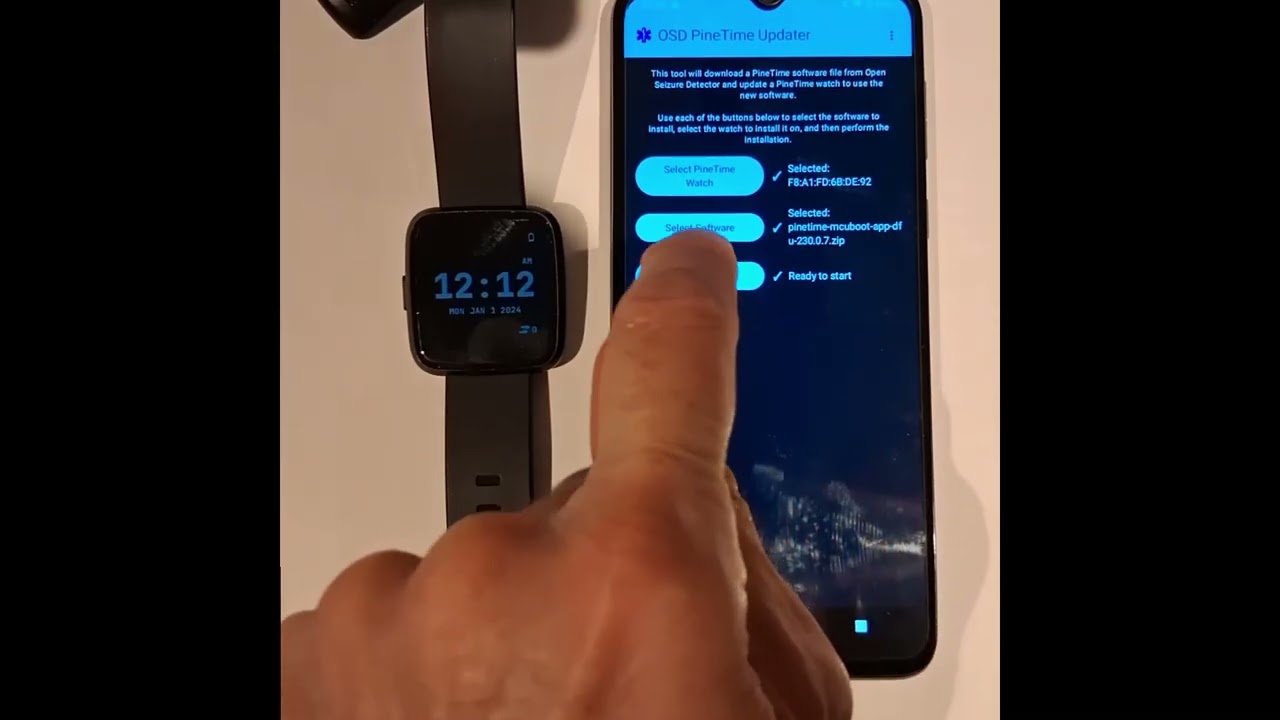 Setting up OpenSeizureDetection V5