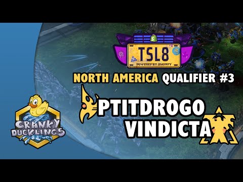 PtitDrogo vs Vindicta - PvT | Shopify TeamLiquid StarLeague 8 - NA Qualifier #3 | EPT Tournament