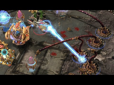 Dark (Z) vs Trap (P) on Glittering Ashes - StarCraft 2 - 2022