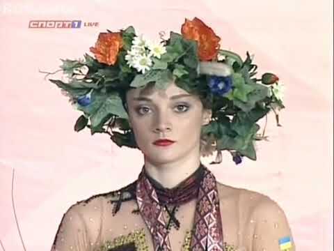 Anthem of Ukraine (2009 Kyiv RG World Cup, hoop, Anna Bessonova)