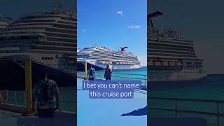 95% can't name this cruise port.  Comment below for a hint. #cruiseship #cruise #travel #shorts #wow