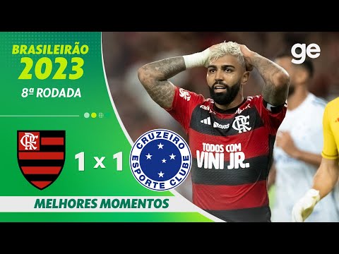 Gols e lances de Flamengo x Cruzeiro