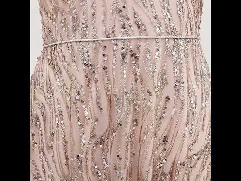 Sevintage New Glitter A Line Short Prom Dress Sweetheart Backless Ankle Length Evening Gowns Shiny 2022 Women Formal Party Dress