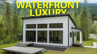 Modern Waterfront Home with Lake Huron Views | 2960 W US-23 Cheboygan, MI Tour