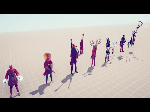 WIZARD FACTION vs 100x EVERY UNIT    Totally Accurate Battle Simulator TABS