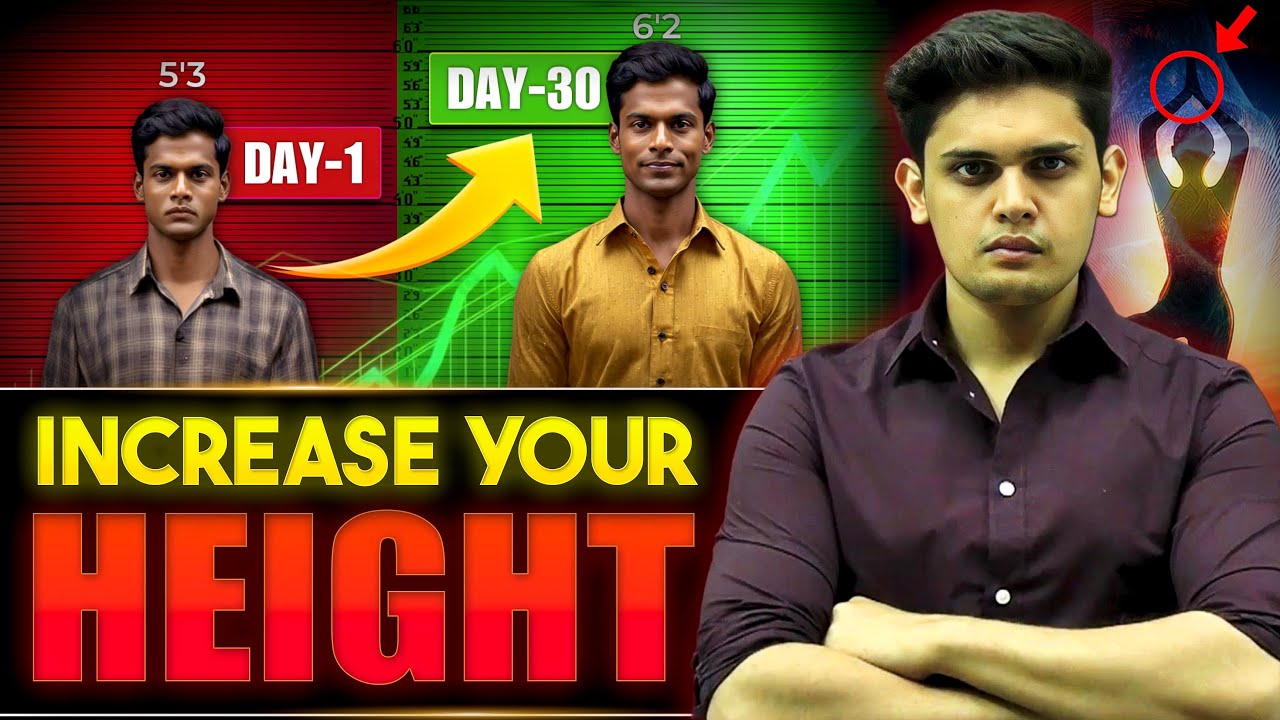 5 Hacks to Increase Your Height 🤯| How to Grow Tall Naturally | Prashant Kirad