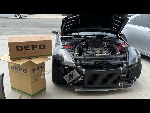 BEST HEADLIGHTS IN THE MARKET FOR 350Z! DEPO Headlight INSTALL! Here’s How They Look Like!