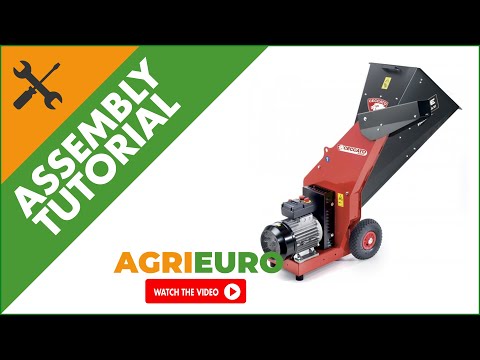 Ceccato Tritone Maxi Electric - Electric Garden Shredder - Three - phase 7.5 HP - Assembly tutorial