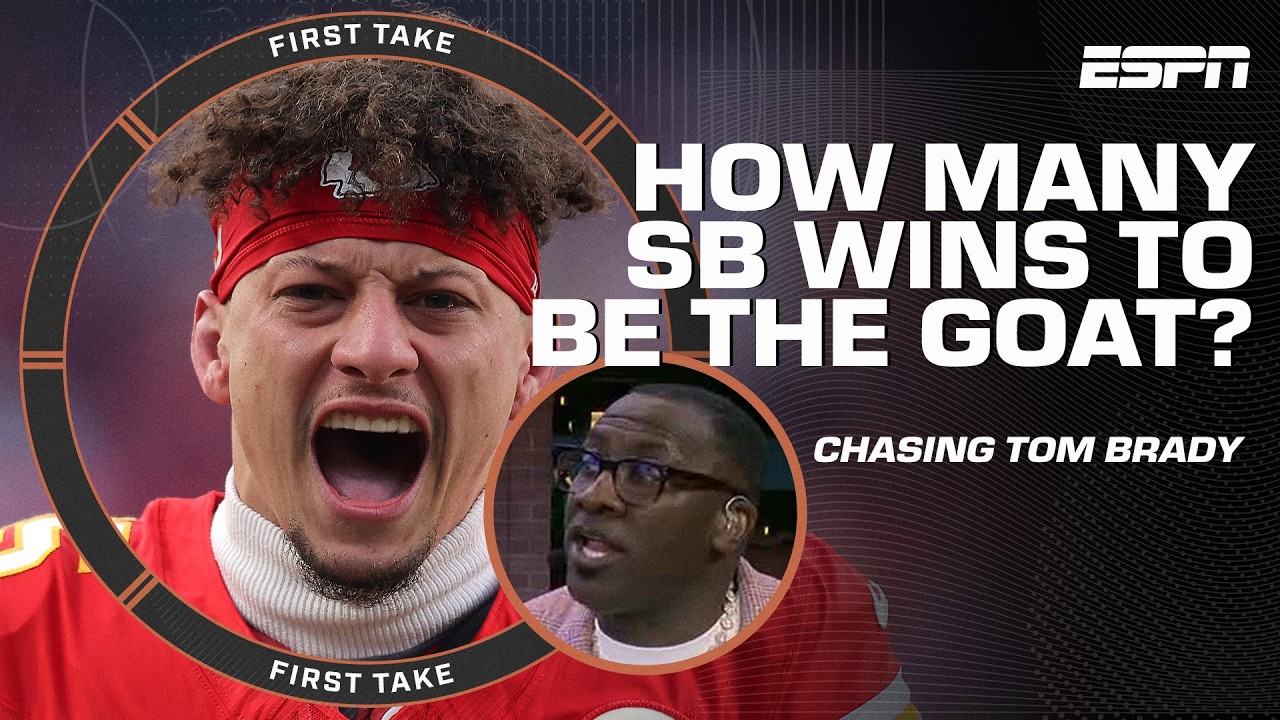 How many more Super Bowls can Mahomes win? Shannon says he's the GOAT if he gets 5! 👀 | First Take