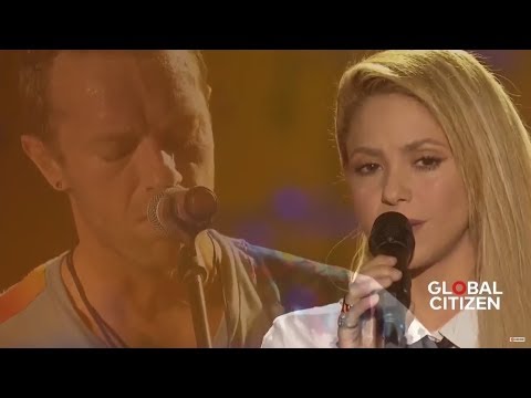 COLDPLAY ft. SHAKIRA - Yellow (live at Global Citizen Festival, Hamburg) - 07.06.2017