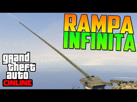 LA MEGA RAMPA GIGANTESCA!!! - Gameplay GTA 5 Online Funny Moments (Carrera GTA V PS4)