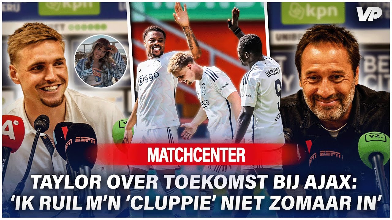 Thumbnail for article: Taylor en Van 't Schip hebben geen duidelijkheid over Ajax-toekomst: 'In gesprek'