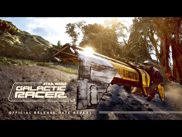 Titulný obrázok Youtube videa s názvom  Star Wars: Galactic Racer&trade; | Official Release Date Reveal | Pre-Order Announcement
