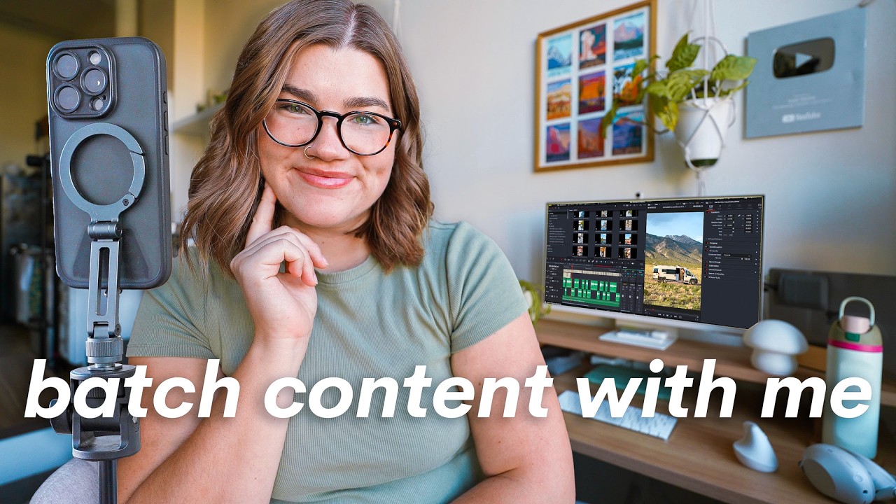 How I Batch Create a Week of Instagram Content