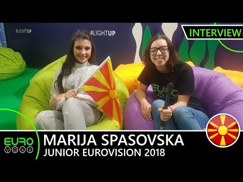 MACEDONIA: Marija Spasovska - Doma (INTERVIEW) | Junior Eurovision 2018
