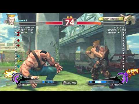 Oo AERODETH oO (Guile) vs BOLOFLEX (Zangief)