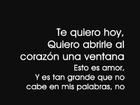 download lagu mp3 mp4 Te Quiero Hoy Quiero Abrirle Al Corazon Una Ventana, download lagu Te Quiero Hoy Quiero Abrirle Al Corazon Una Ventana gratis, unduh video klip Te Quiero Hoy Quiero Abrirle Al Corazon Una Ventana