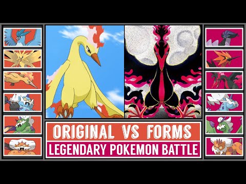 Legendary Pokémon Battle | ORIGINALS vs NEW FORMS