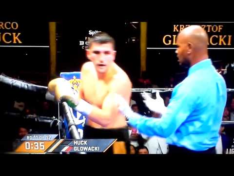 Glowacki vs Huck KO winner in Newark NJ