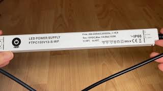 FTPC150V12-S-WP Napěťový zdroj SLIM IP66 132W 12V