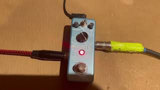 Video thumbnail for Koogo Guitar Acoustic Pedal Analog Acoustic Guitar Simulator Pedal Review, bright and clean by Cuderotuz Rifu