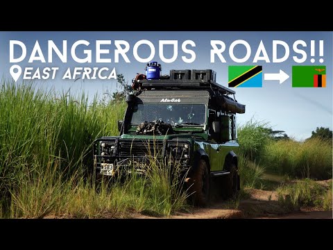 Overlanding East Africa in our Land Rover Defender Camper | Dangerous Roads!! | Ep.46