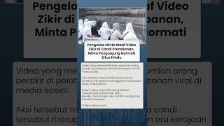 Zikir di Candi Prambanan Tuai Sorotan, Pengelola Ingatkan Pengunjung Hormati Situs Hindu