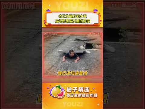 本以为是五百年前的齐天大圣，没成想是爱负重的赑屃 #俯卧撑挑战 #万万没想到 #赑屃 #挑战不可能 #离谱