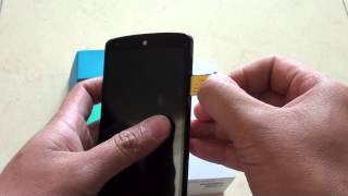 Google Nexus 5: How to Insert / Remove SIM Card