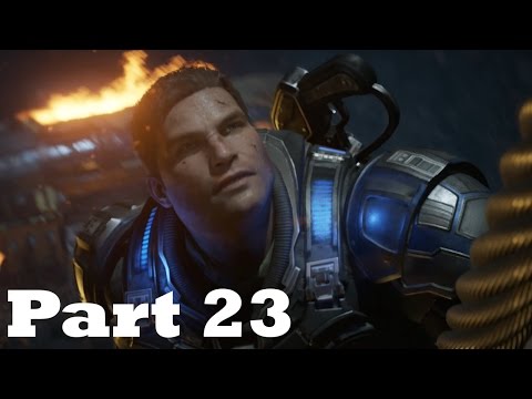 Gears of War 4! Part 23! Act 4 - Chapter 1! Get Out!