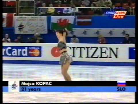 Mojca Kopac 1997 Worlds Short Program