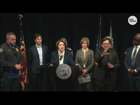 Amy Klobuchar reaction to Alex Pretti shooting at press conference: 'We need ICE out of Minnesota'