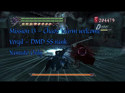 Devil May Cry 3: Special Edition - Vergil - Yamato Only - DMD SS Rank clear Mission 13