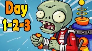 Plants vs. Zombies 2: Far Future Days 1-2-3!