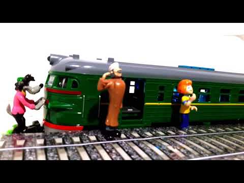 Миниатюра изображения товара Поезд игрушечный Технопарк Электричка / COMTRAIN-30PL-GNGY