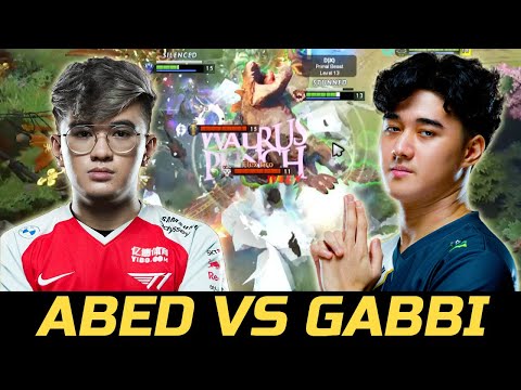 10484 AVERAGE MMR BATTLE - GABBI VS ABED DOTA 2