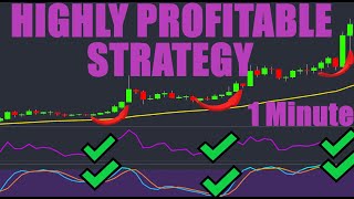 Extremely Profitable 1 Minute Chart Trading Strategy Proven 100 Trades - EMA + RSI + Stochastic