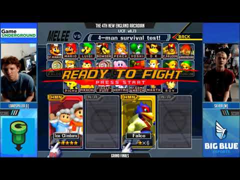 NE Melee Arcadian 4 - Loadspiller [L] (Ice Climbers) vs. GVS | Silver Alloy [W] (Falco) - SSBM GF