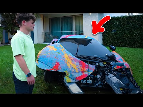 I got my crashed McLaren back...