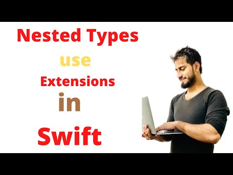 How to use Nested Types By using Extension in -swift-