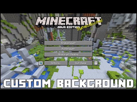 MaxStuff - Minecraft - How To Set A Custom Main Menu Background