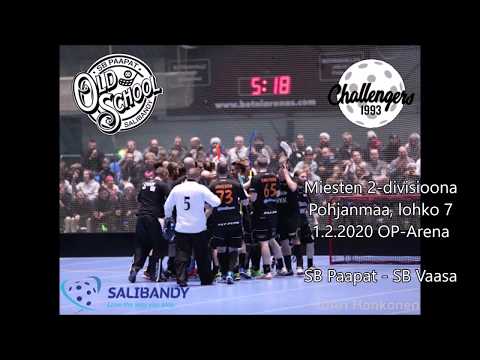 Salibandy II-divisioona | SB Paapat - SB Vaasa 1.2.2020