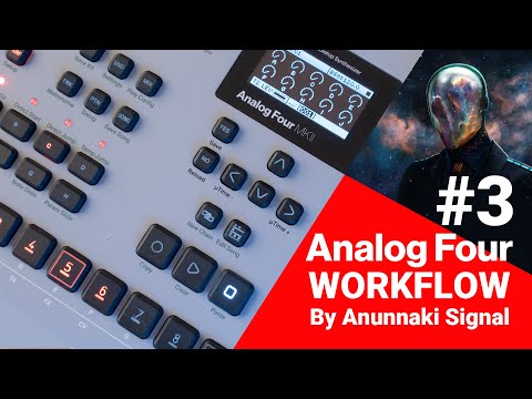 Elektron Analog Four tutorial workflow. No Talking. Creating pattern from scratch