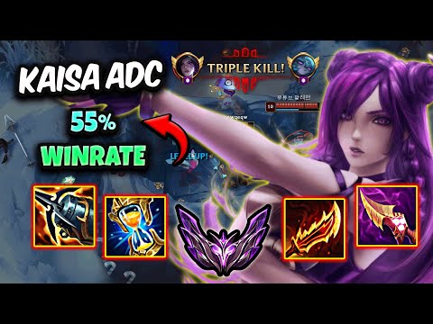 Kaisa vs Tristana ADC ( TripleKill ) Korea Master 528 LP | 17/4/13 |  Patch 25.23