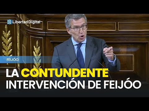 La contundente intervención de Feijóo contra la amnistía y Sánchez