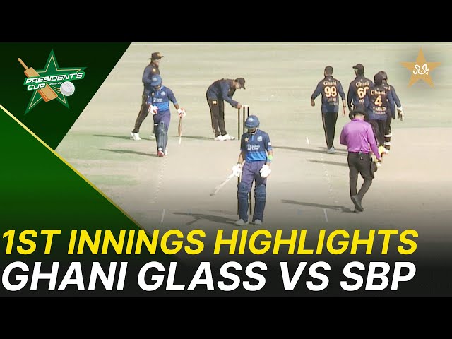 1st Innings Highlights | Ghani Glass vs SBP | President’s Cup Grade I 2025-26 | PCB | M2V1U