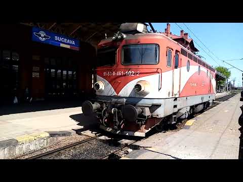 EC102 vine în Stația Suceava pentru Trenul R5735 Suceava-Cacica 06.05.2022
