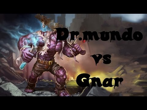 Dr.Mundo vs Gnar TOP-League of legends-compilation.-1
