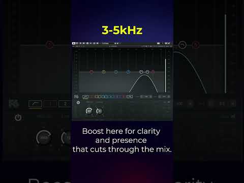 Know your vocal frequencies 💎