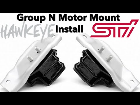 Hawkeye STi Group N Motor Mount Install